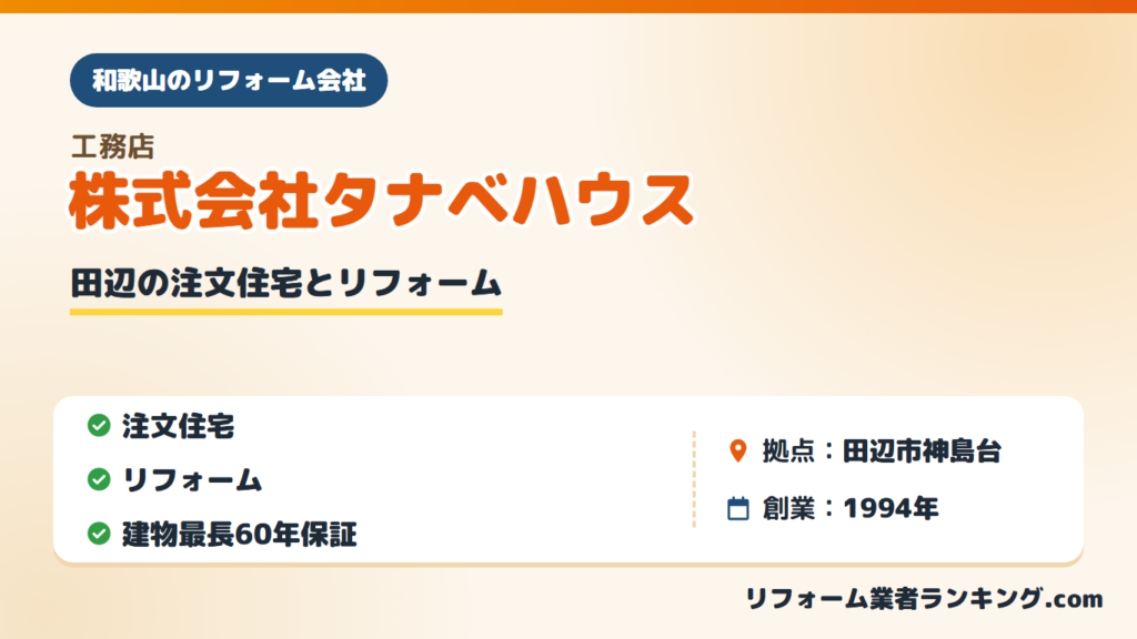 株式会社タナベハウス