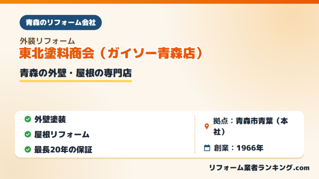 株式会社東北塗料商会（ガイソー青森店）